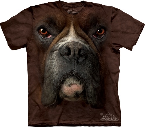 Camiseta com cara de cachorro - Boxer