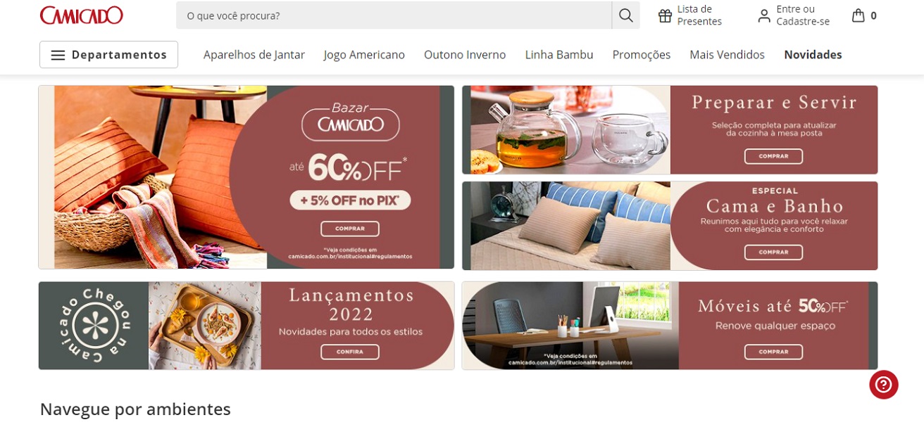 Melhores lojas de decoração para comprar online