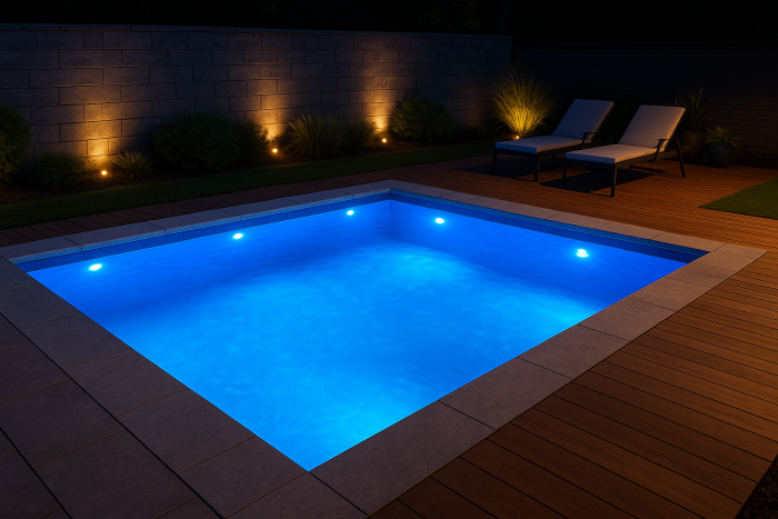 led para piscina