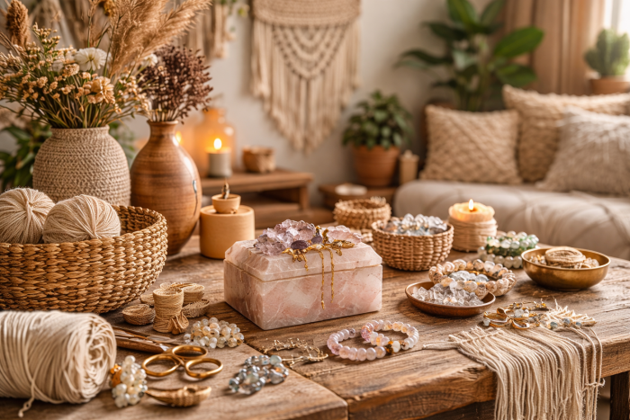 artesanato pedra quartzo