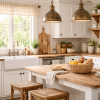 decoração cozinha farmhouse